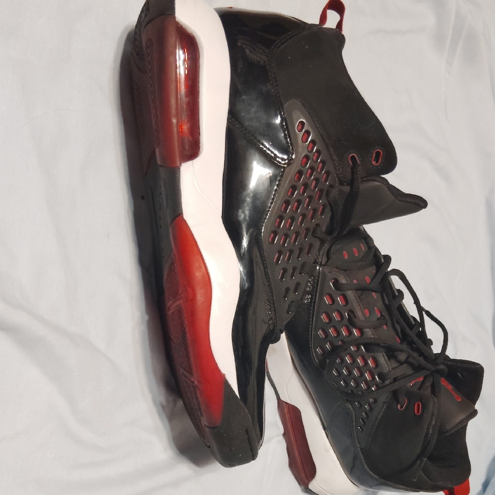 Black and Red Athletic Sneakers